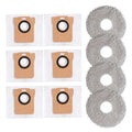 Set of 6 Dust Collection Bags & 4 Coarse Cleaning Cloths for B116 X20+