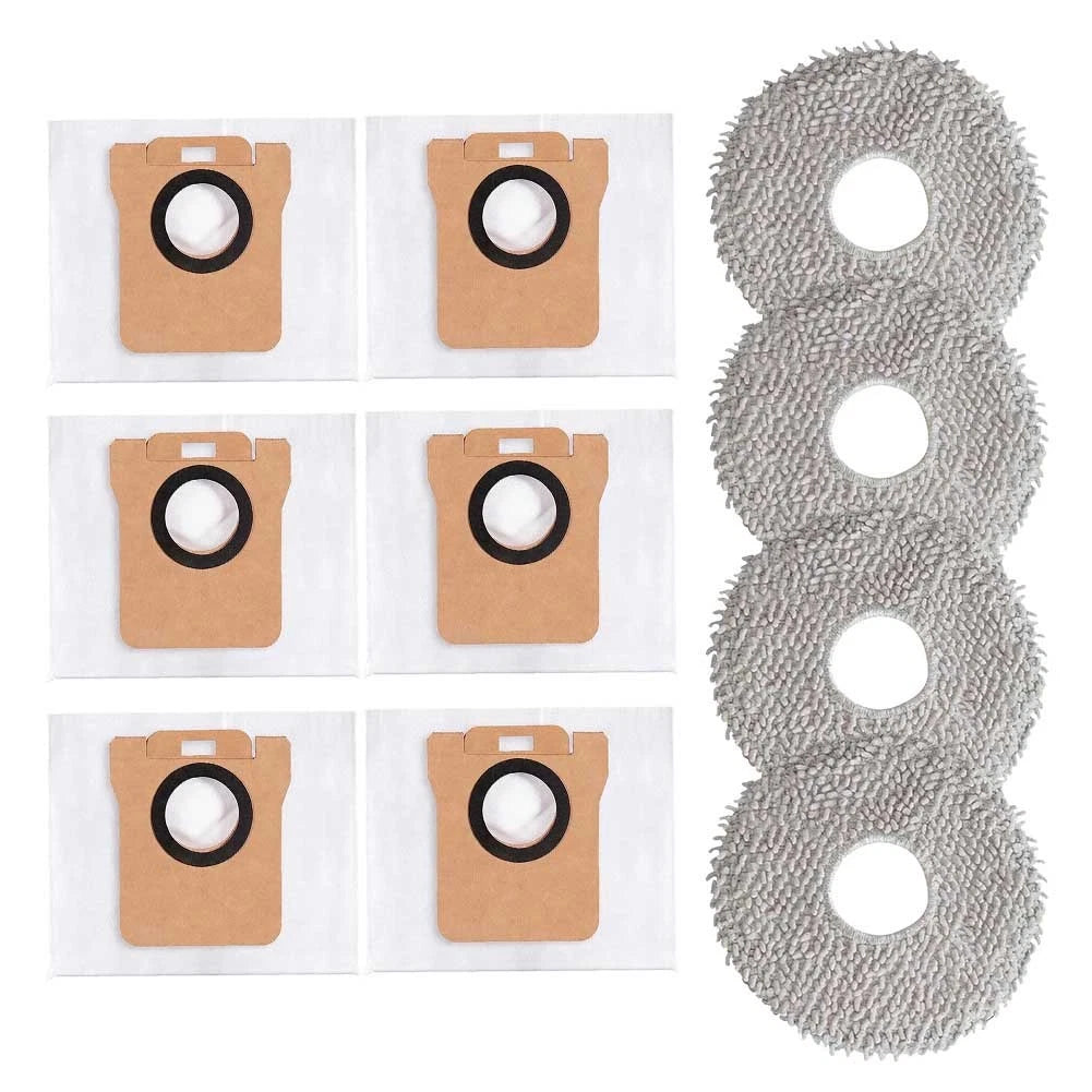 Set of 6 Dust Collection Bags & 4 Coarse Cleaning Cloths for B116 X20+