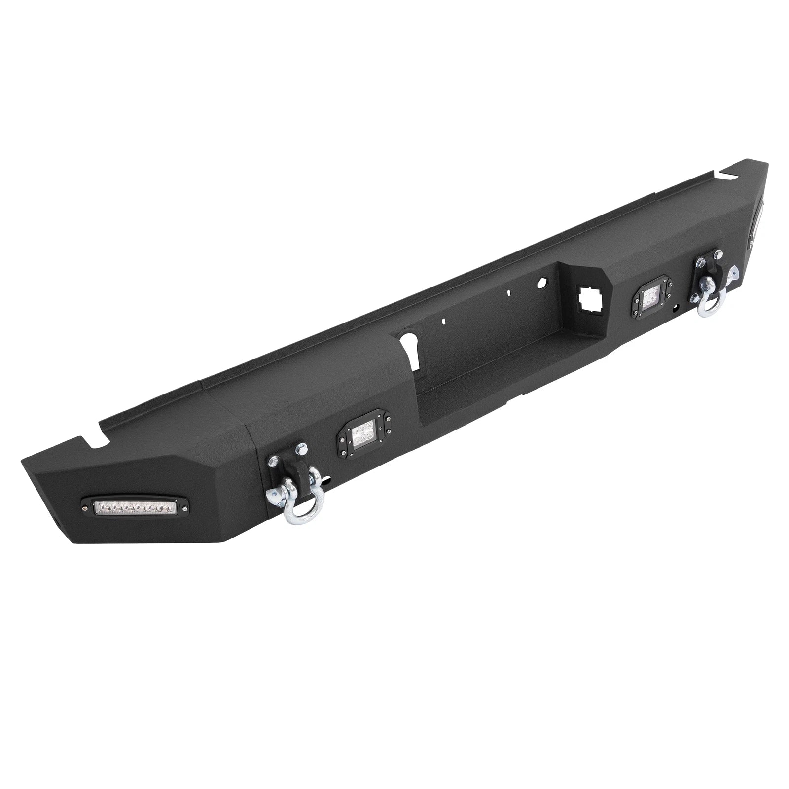 Heavy Duty Steel Rear Step Bumper with LED for Ford F150 (2015–2020)