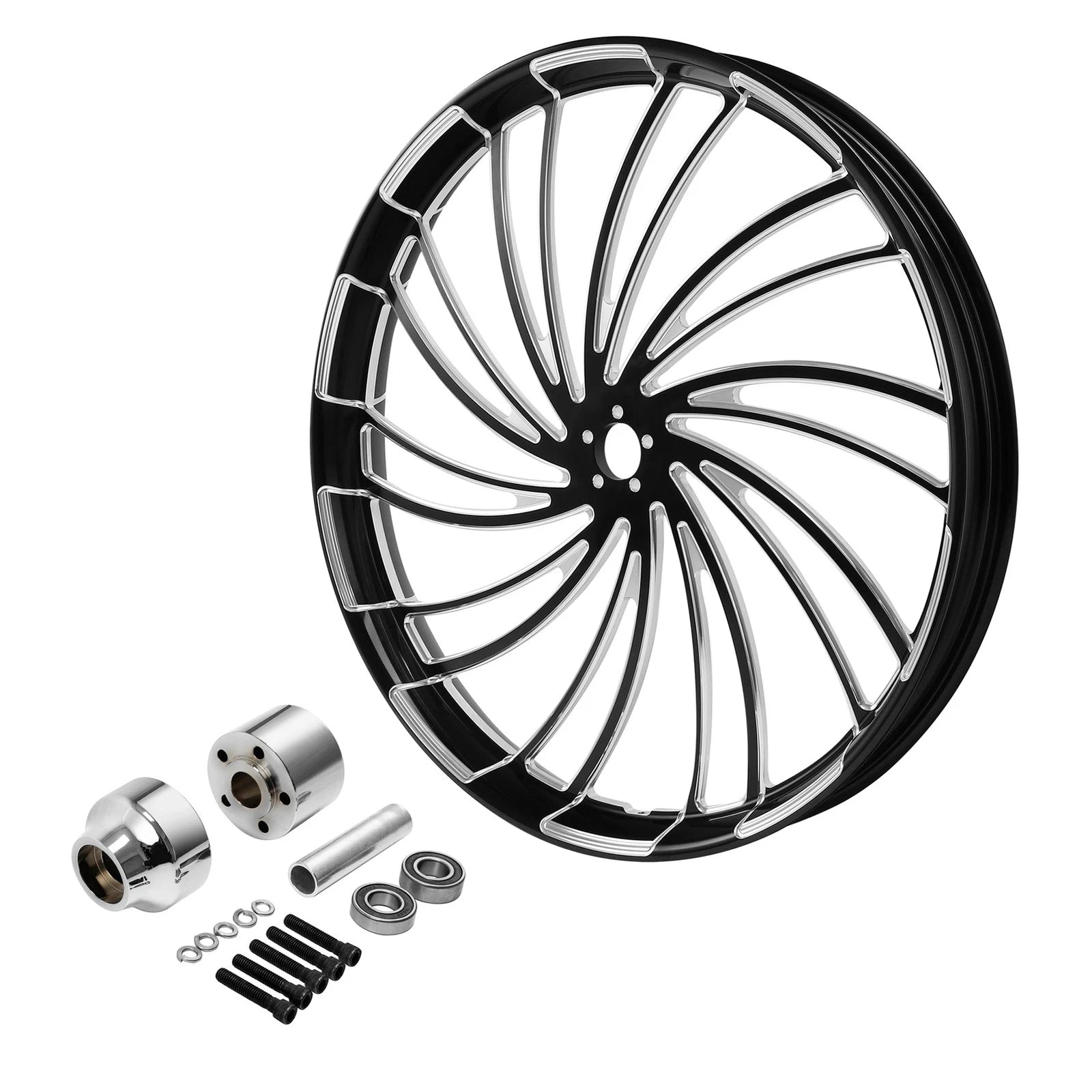30" Front Wheel Rim & Single Disc Hub for Harley Road King Glide (2008–2024)