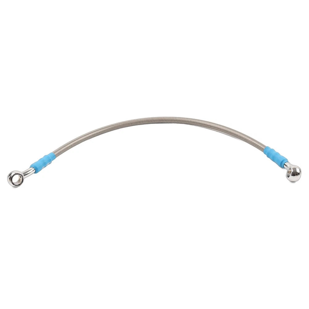 Braided Steel Brake Clutch Oil Hose Line Pipe for Motorcycle (39cm)
