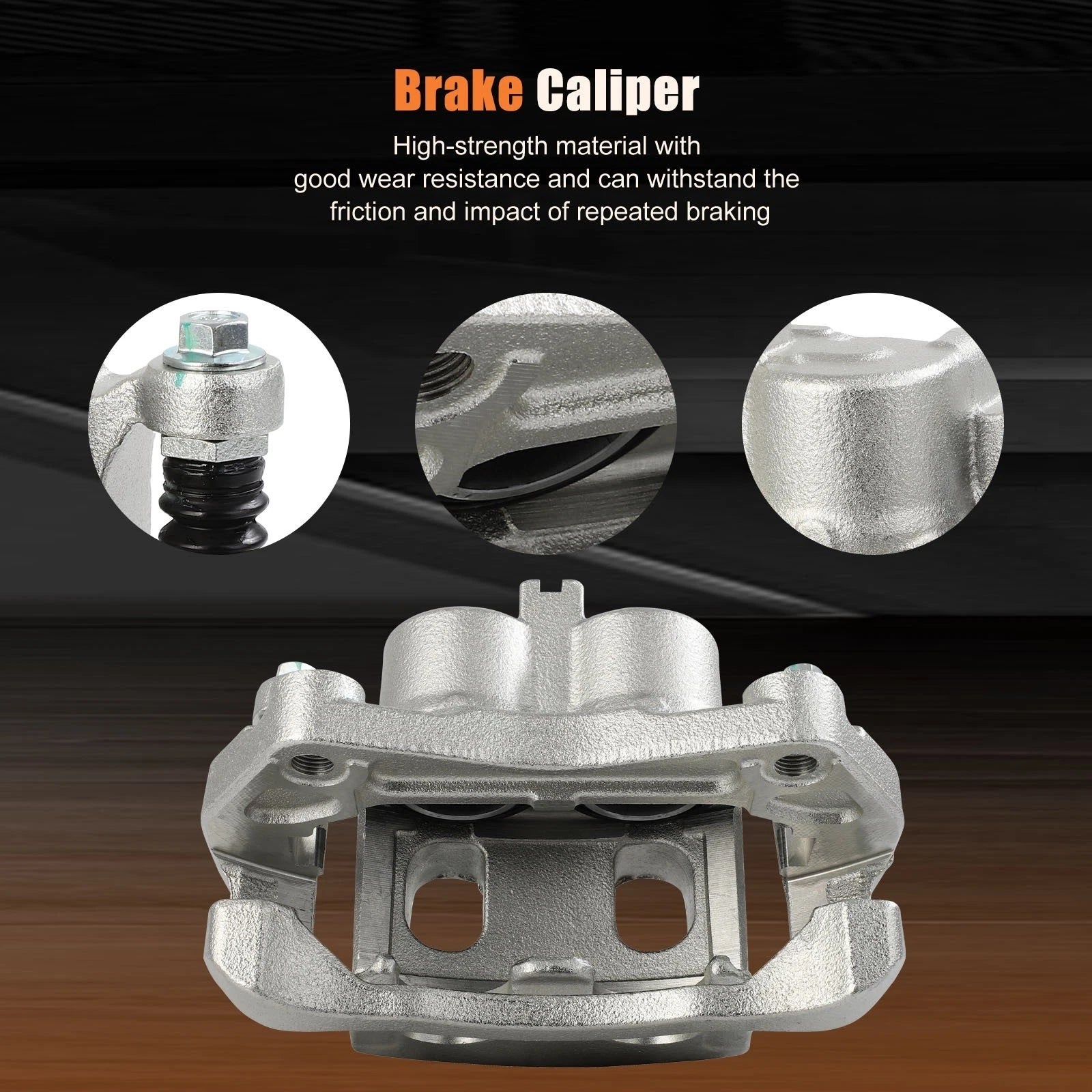 Front Left Brake Caliper w/Bracket for Infiniti QX60 (2014–2020) & Nissan Murano (2015–2022)
