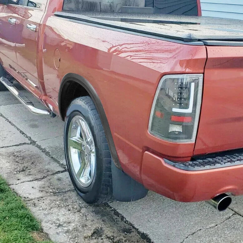 Set of 4 Splash Guards Mud Flaps for Ram 1500 2500 3500 (2009–2018)