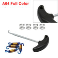 Stainless Steel Exhaust Pipe Muffler Mounting Springs Hooks for Motorcycle