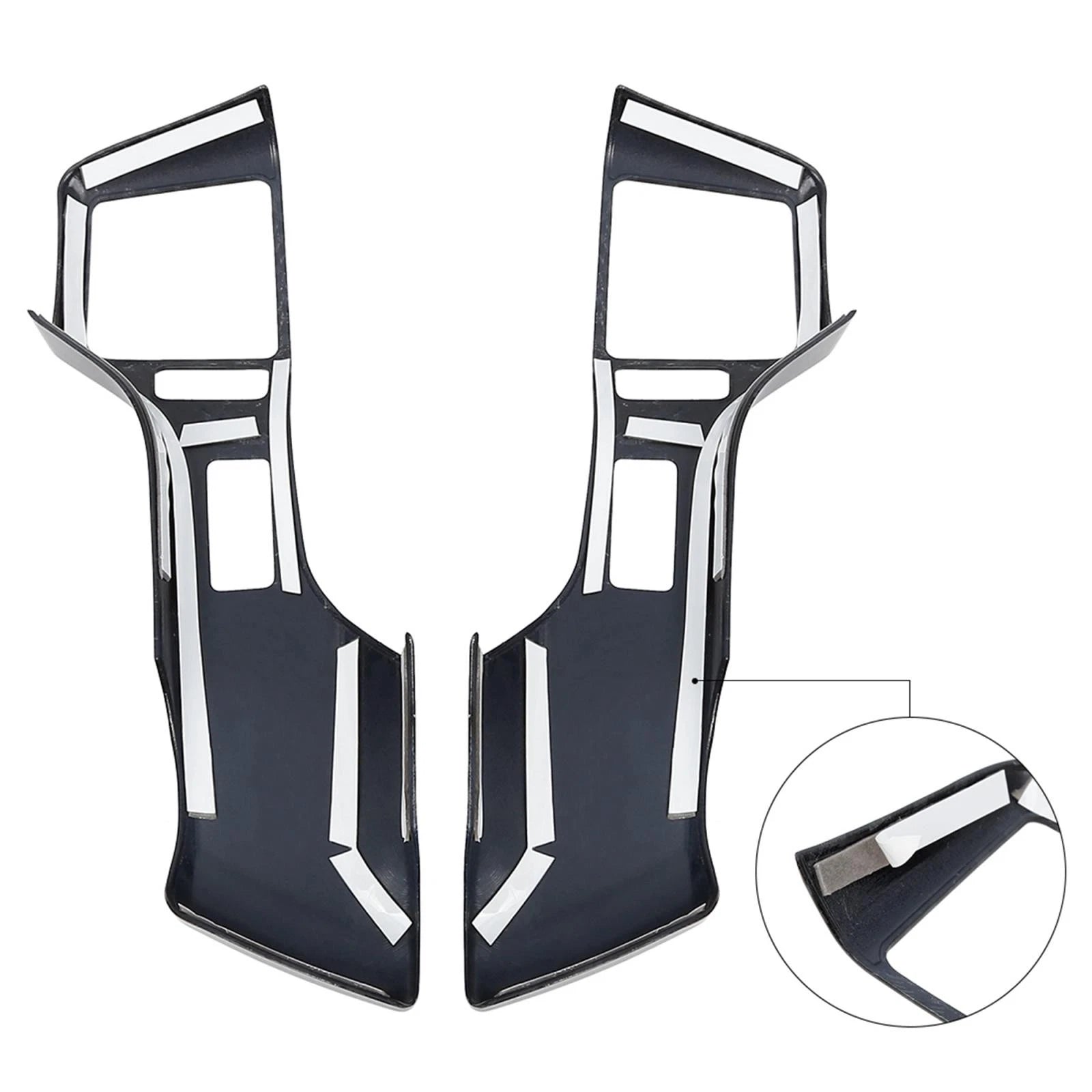 Steering Wheel Button Cover Trim for Toyota Tundra Tacoma Sequoia 4Runner (2007–2021)