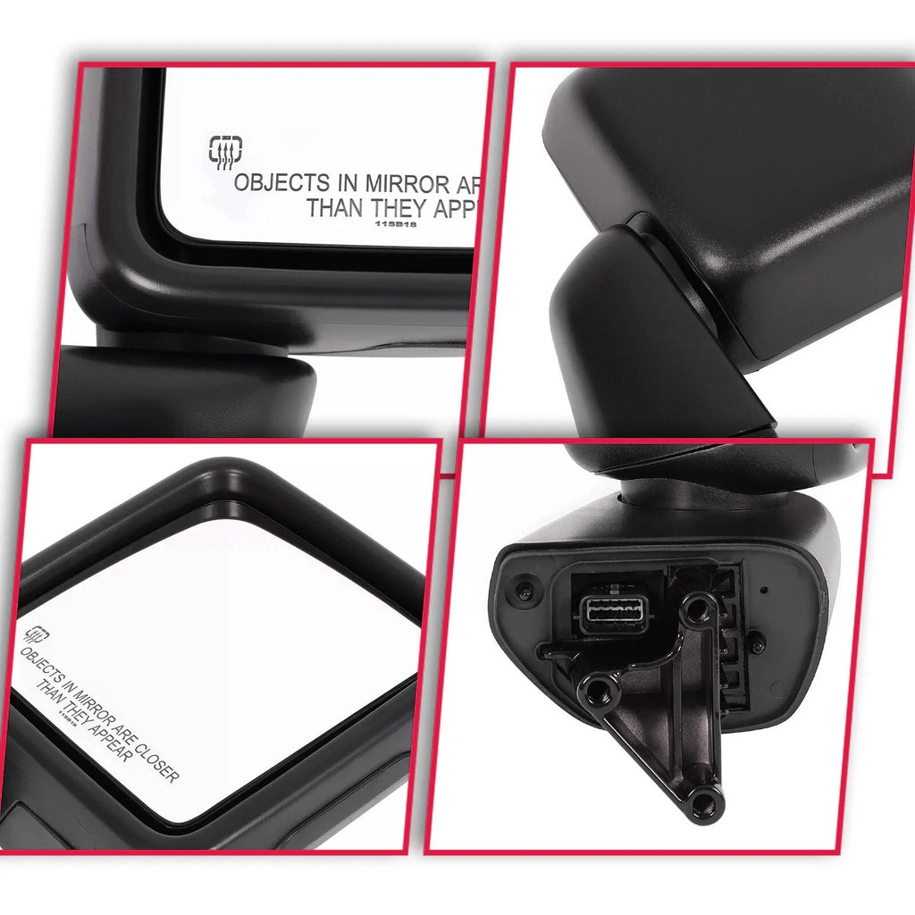 Power Heated Rear View Mirror for Wrangler (2018–2024) & Gladiator (2020–2024) RH