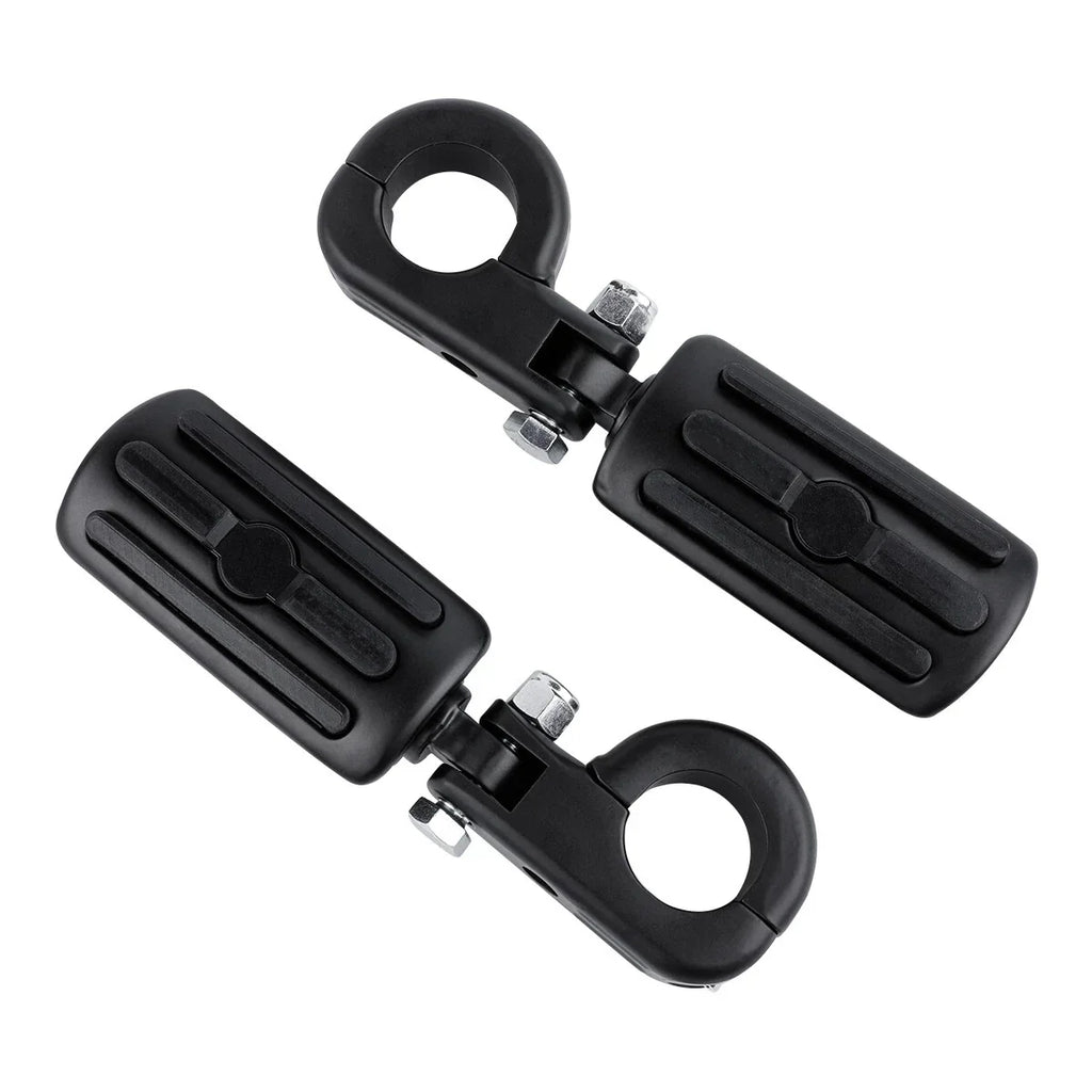 1-1/4" Highway Bar Foot Pegs Clamps for Harley Touring Electra Road Glide (2009-2023)
