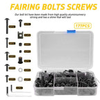 177PCS Fairing Bolts Kit for CBR 600RR 900RR 929RR 1000RR 600 F2