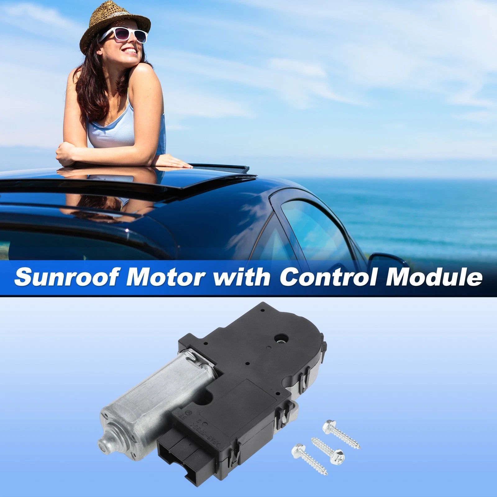 Sunroof Motor with Control Module for Cadillac SRX, Chevrolet Camaro (2010–2016) 22762630