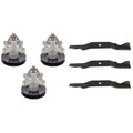 Mower Spindle Kit for Columbia GT5025 ZT-L50 ZTL7000 (Standard Blades)