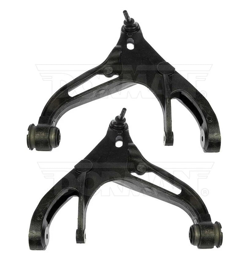 Set of 2 Front Upper Control Arms Ball Joint Kit for Dodge Ram 1500 (2002–2008)