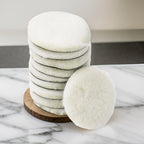 10 Piece Set of 3 Inch Wool Polishing Pads for Auto Detailing