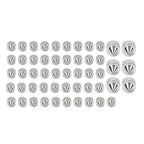 52X Chrome Engine Topper Screw Bolt Cap for Harley Twin Cam Dyna FXD (2000-2017)
