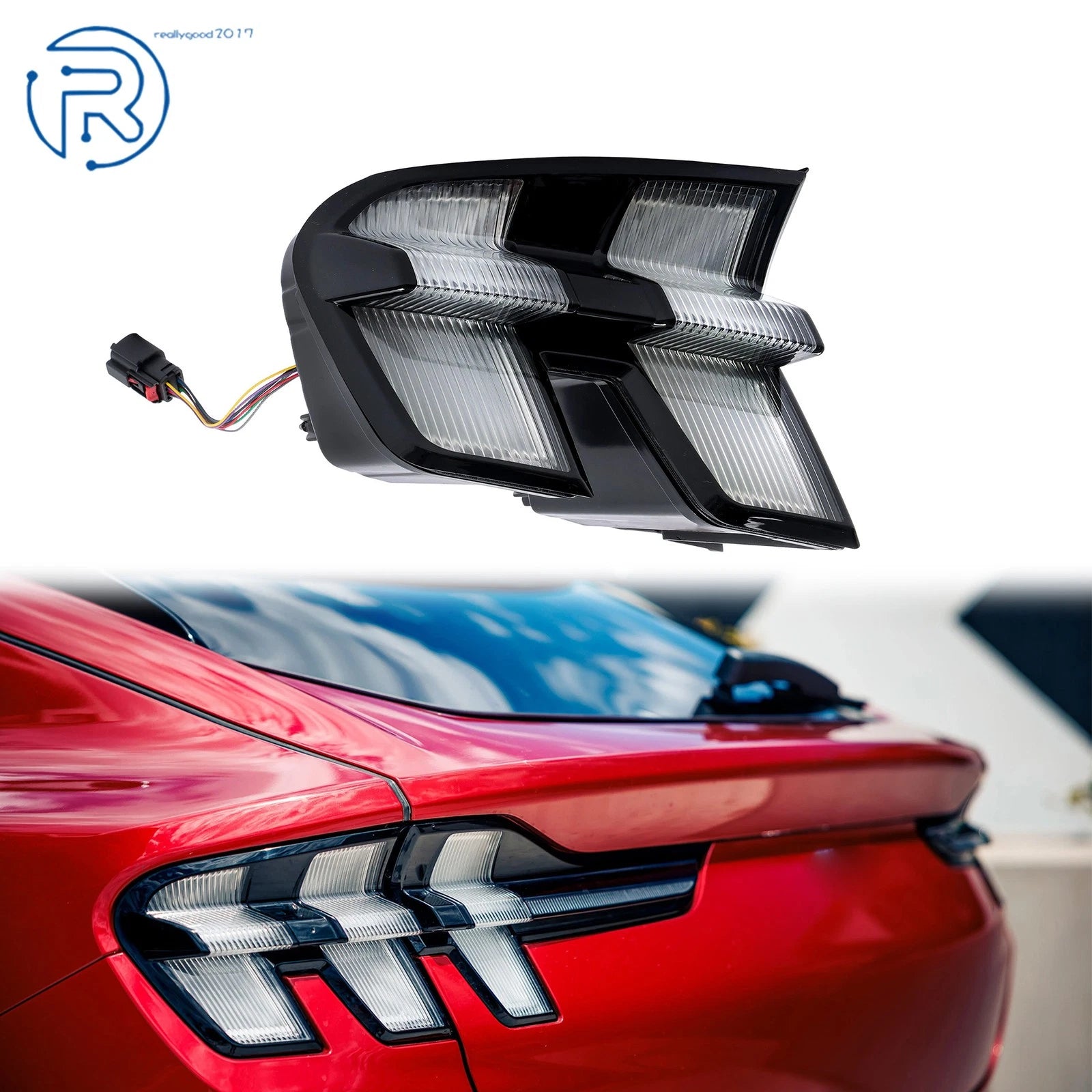 LED Rear Tail Lights Brake Lamps Outer Left for Ford Mustang Mach-E (2021–2025)