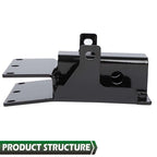 2" Receiver Rear Trailer Hitch Mount for Kawasaki Mule 600 610 SX