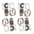 Set of 4 Carburetor Repair Kits for Johnson Evinrude V4 V6 V8 (439078 439079)