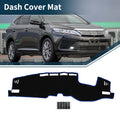 Dashboard Dash Cover Mat for Toyota Harrier 80 (1 Set, Black Blue)