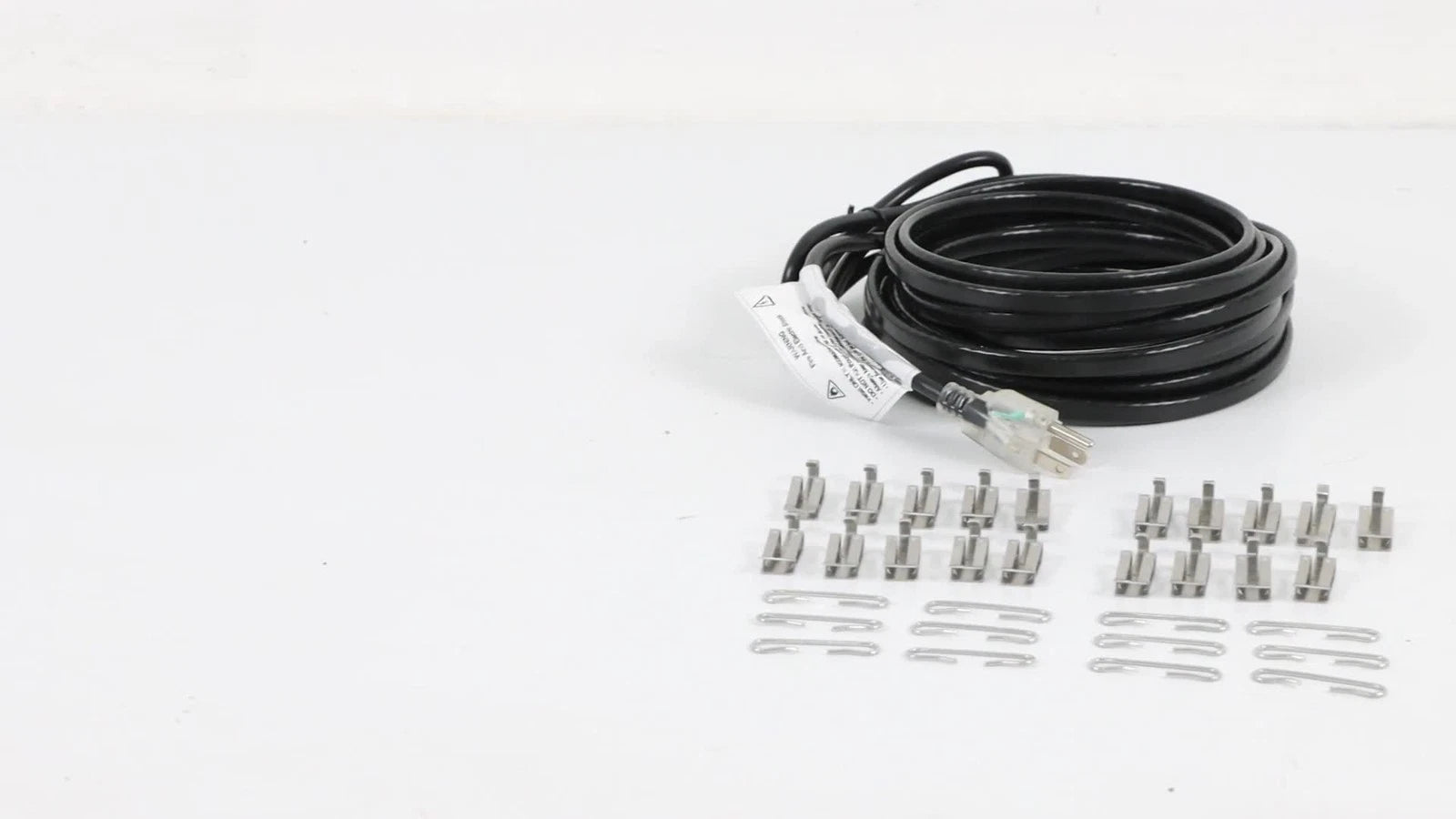 Heat Tape Roof De-icing Cable Kit for Snow Melting (120V, 24 Feet)