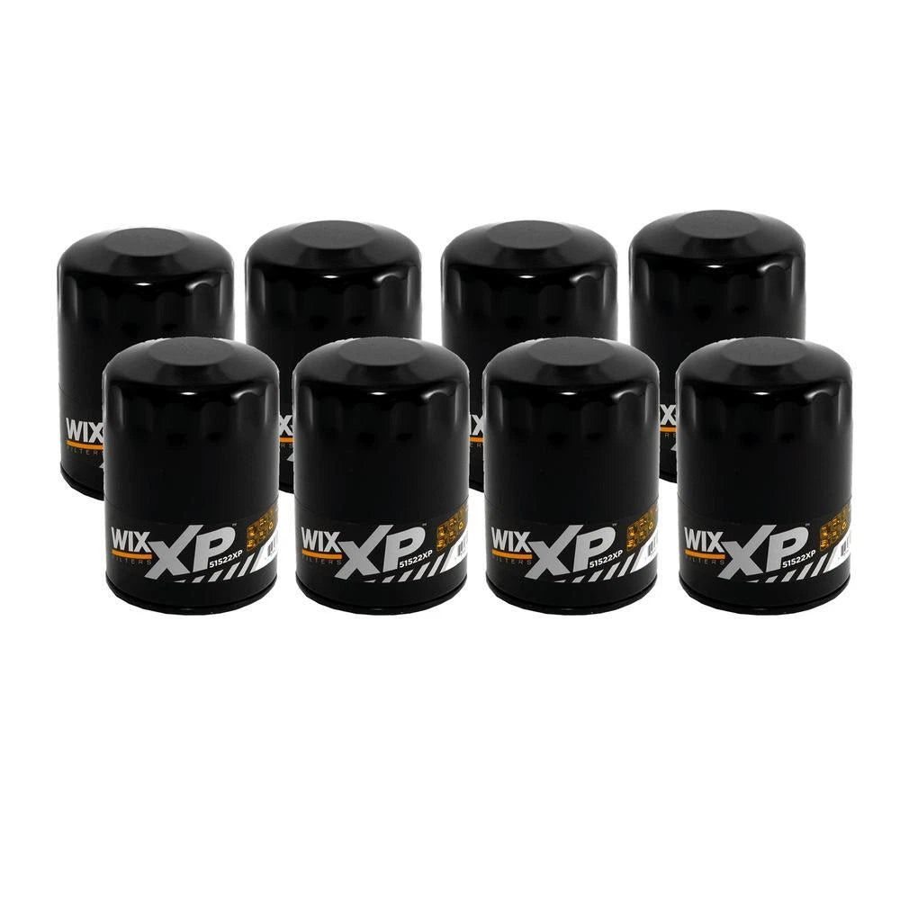 Set of 8 Wix 51522XP Engine Oil Filters for (Spin-On)