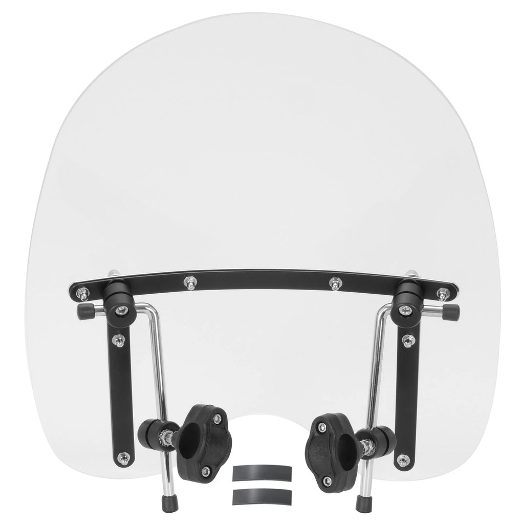 Clear Windshield for Harley Sportster, Suzuki Boulevard C50 (19"x17")