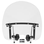 Clear Windshield for Harley Sportster, Suzuki Boulevard C50 (19"x17")