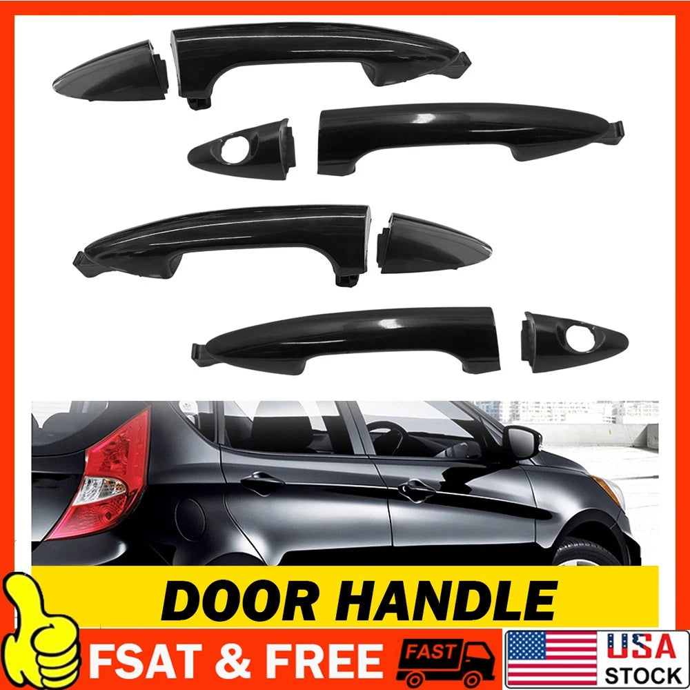 Outer Exterior Door Handle Set for Hyundai Accent (2012–2017)