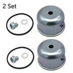 Set of 2 Carburetor Float Bowls for Briggs & Stratton (495933, 494378, 693614)