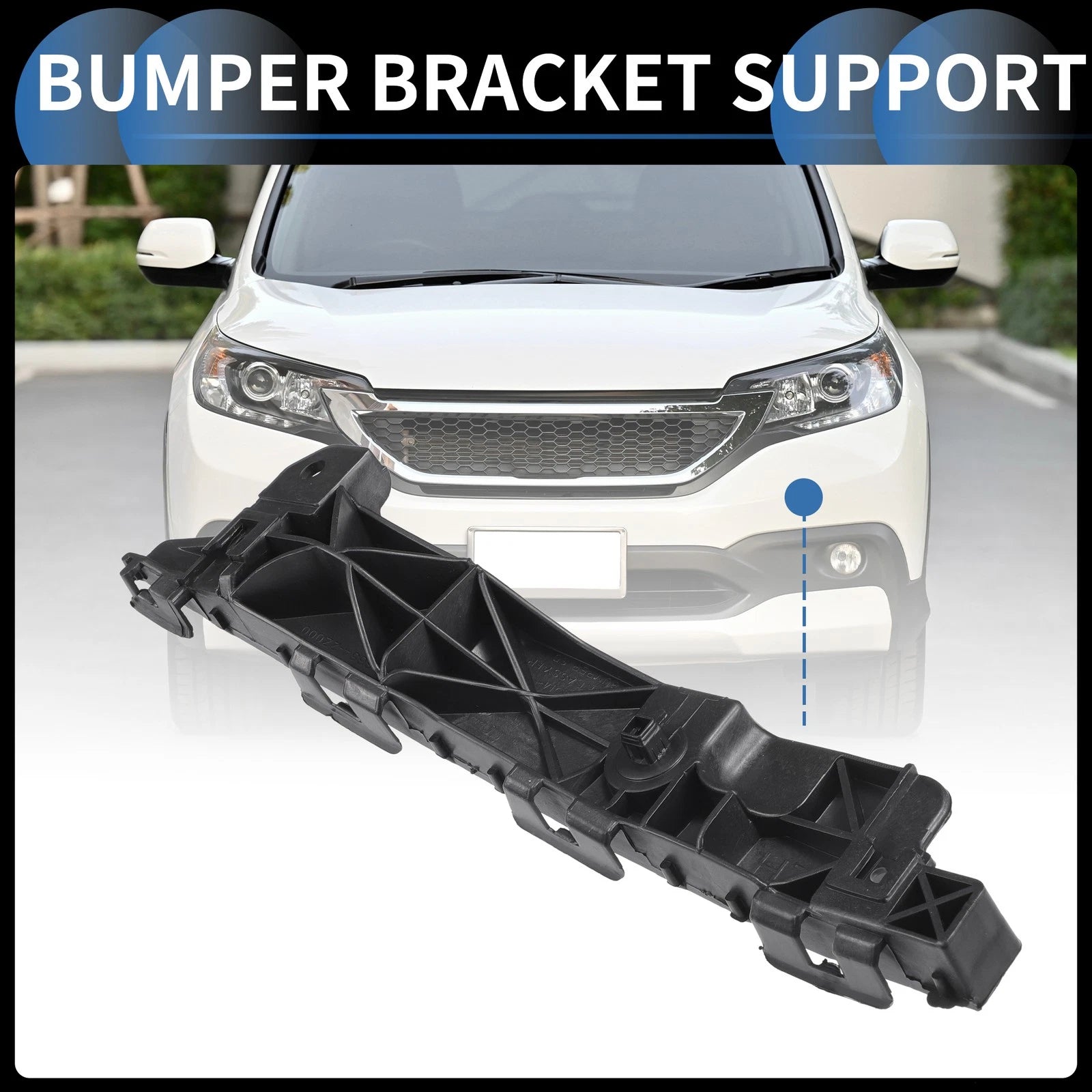 1pc Left Front Bumper Retainer Bracket No. 865132S000 for Hyundai Tucson (2011–2015)