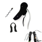 Corkscrew Wine Bottle Opener with Foil Cutter - Portable Corkscrews