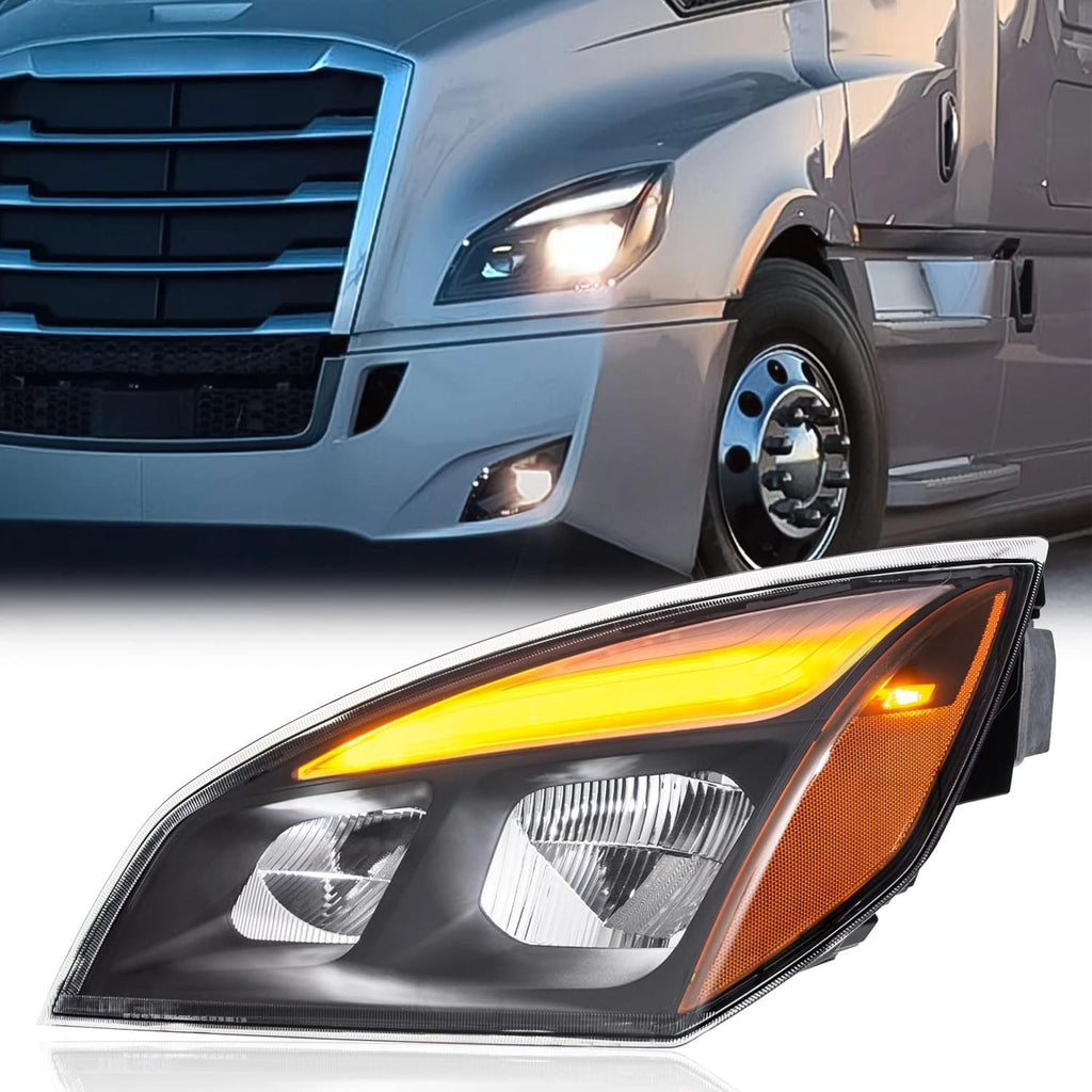 DRL Headlight with Full LED for Freightliner Cascadia (2018–2025)