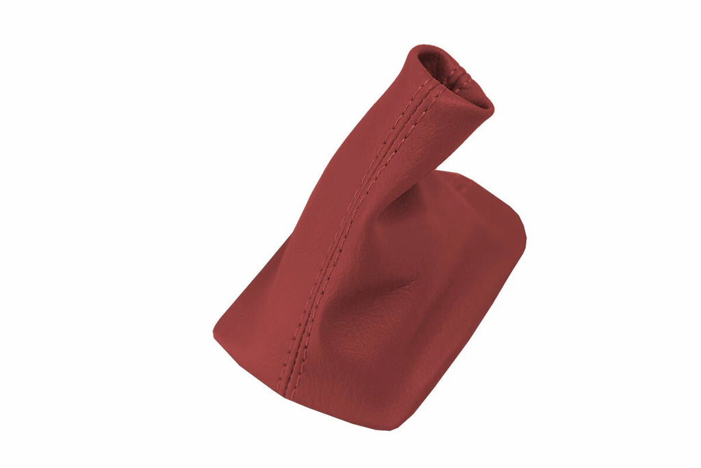Leather Manual Shift Boot Cover for Volvo C30 C70 S40 (2004–2013) Red