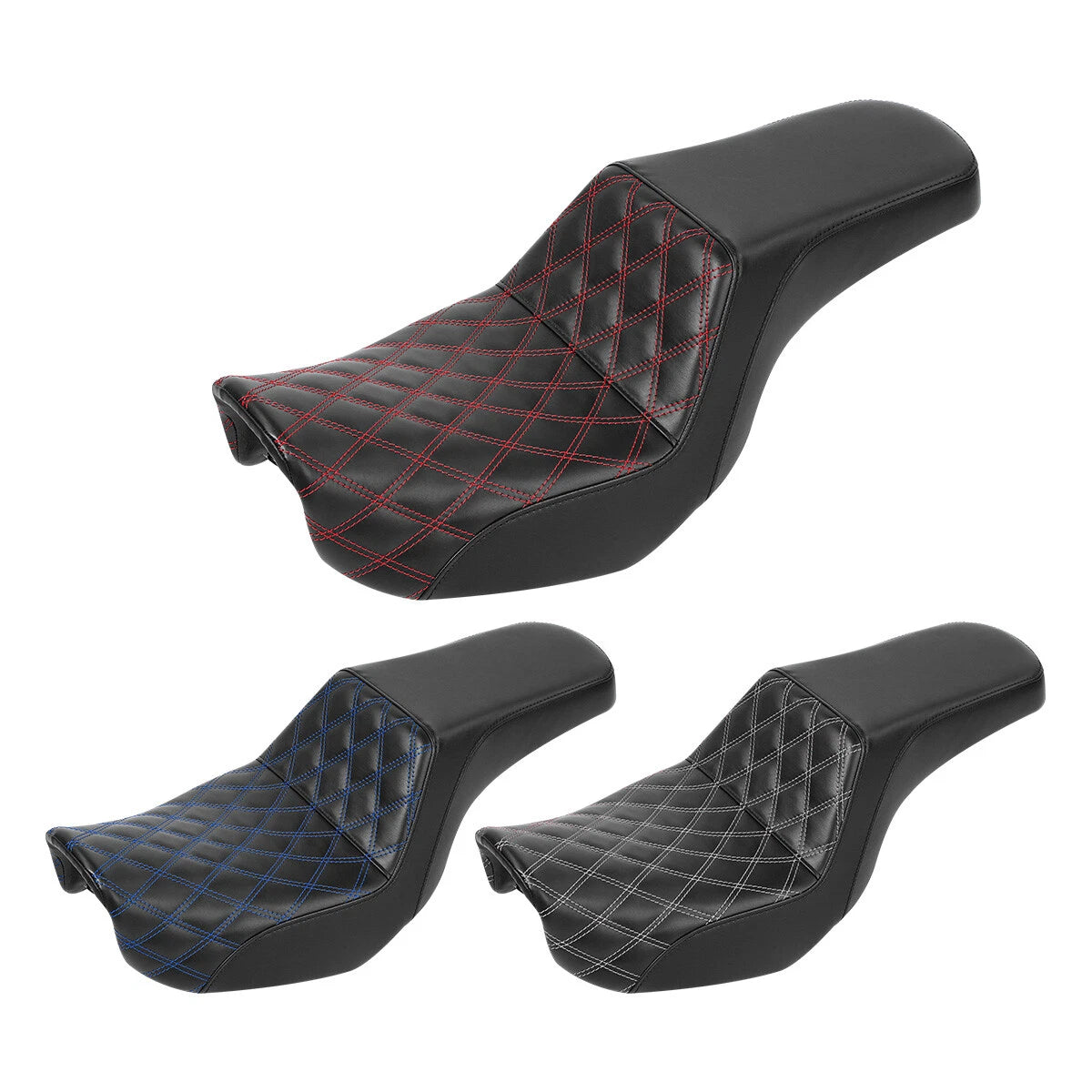 Driver Passenger Seat for Harley Dyna Street Bob Wide Glide Switchback (2006–2017)