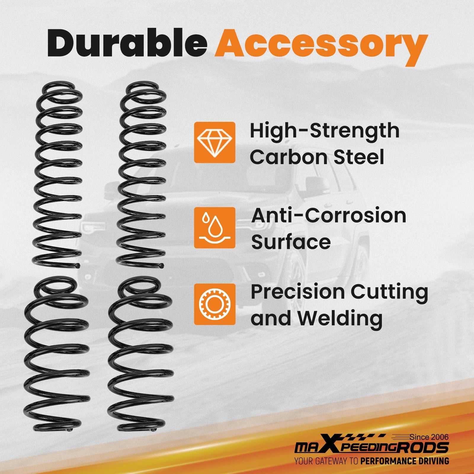 4" Suspension Lift Kit for Jeep Wrangler TJ (2003-2006)