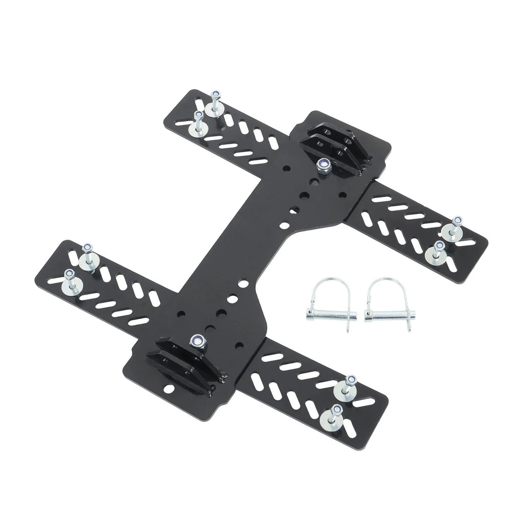 Mid Set Black Snow Plow Mount for Universal ATVs (Year Range Not Specified)