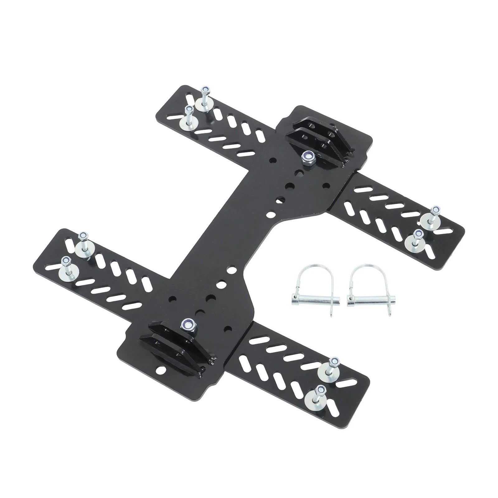 Mid Set Black Snow Plow Mount for Universal ATVs (Year Range Not Specified)