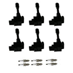 Set of 6 Ignition Coils & Iridium Spark Plugs for Mazda Millenia (1995–2002)