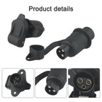 12V Socket Trailer Adapter Power Cord Connector for Boats and Trailers