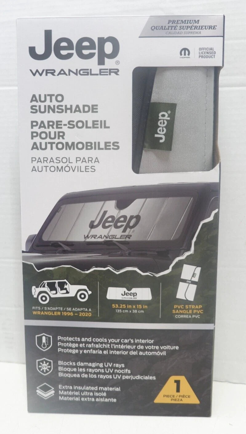Auto Sunshade for Jeep Wrangler (1996–2020)