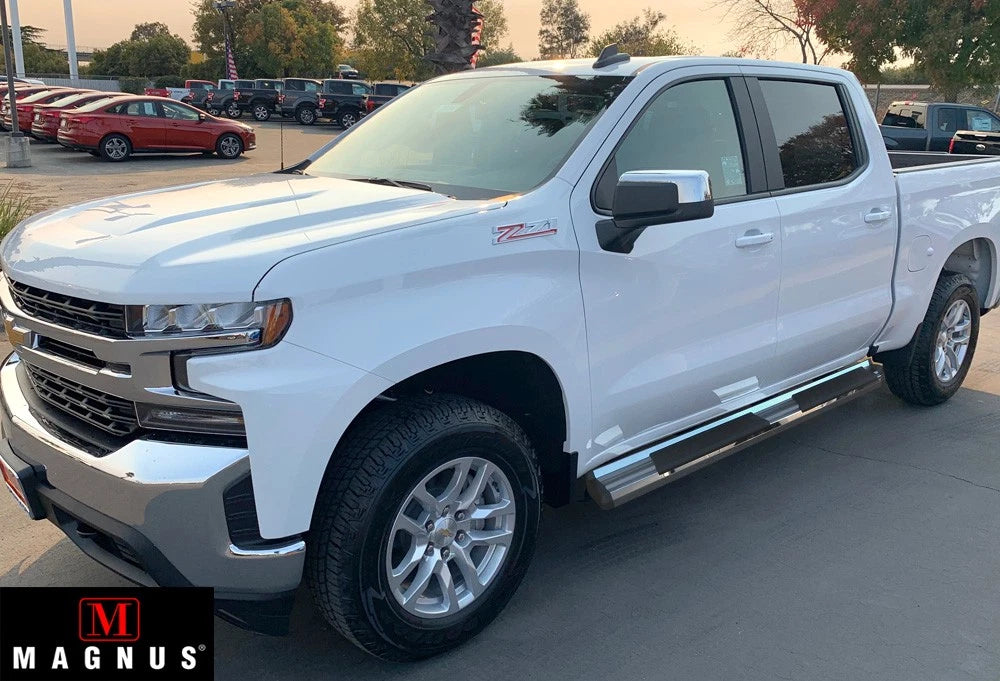 Chrome OE Style Running Boards for Chevy Silverado GMC Sierra (2019-2026)