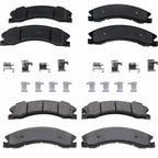 Set of 4 Semi-Metallic Brake Pads for Nissan Titan XD (2016–2021)