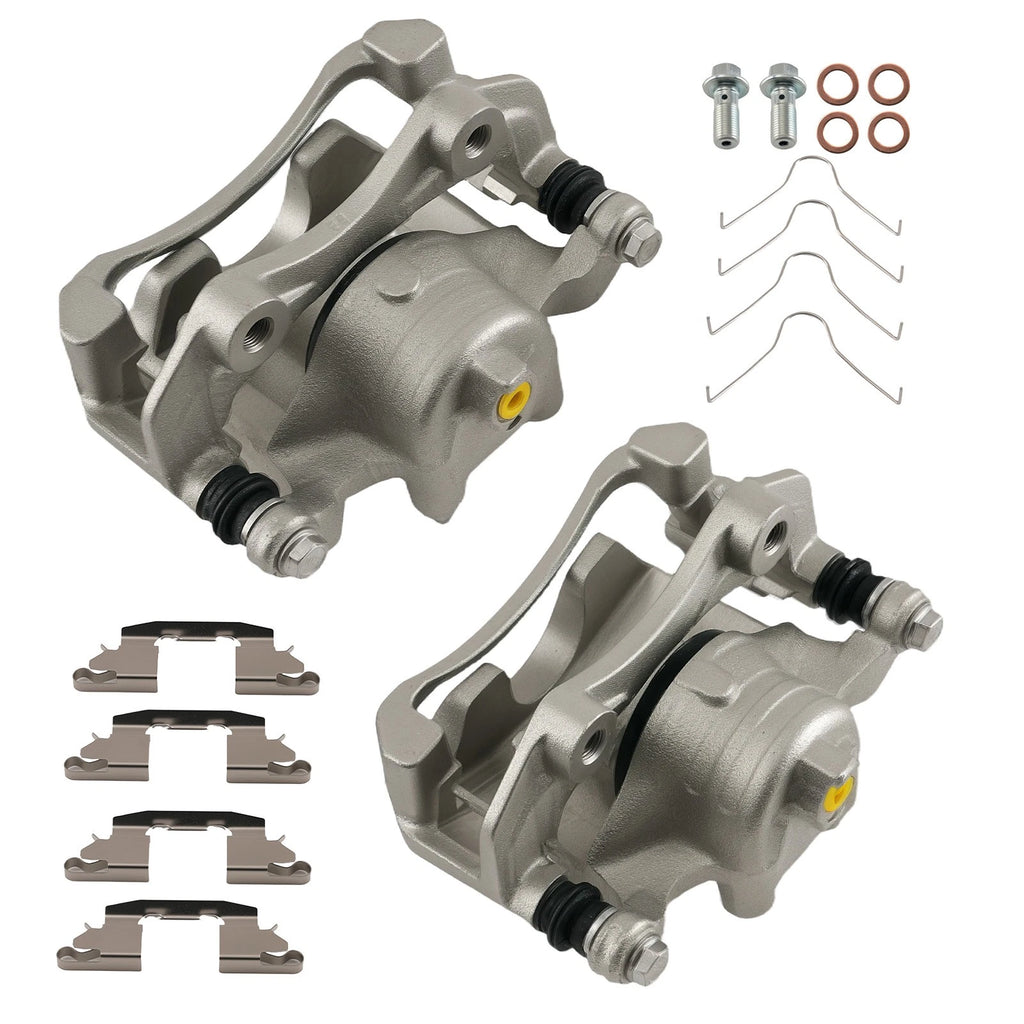 Front Left & Right Disc Brake Calipers Set for Nissan March Micra Versa Note