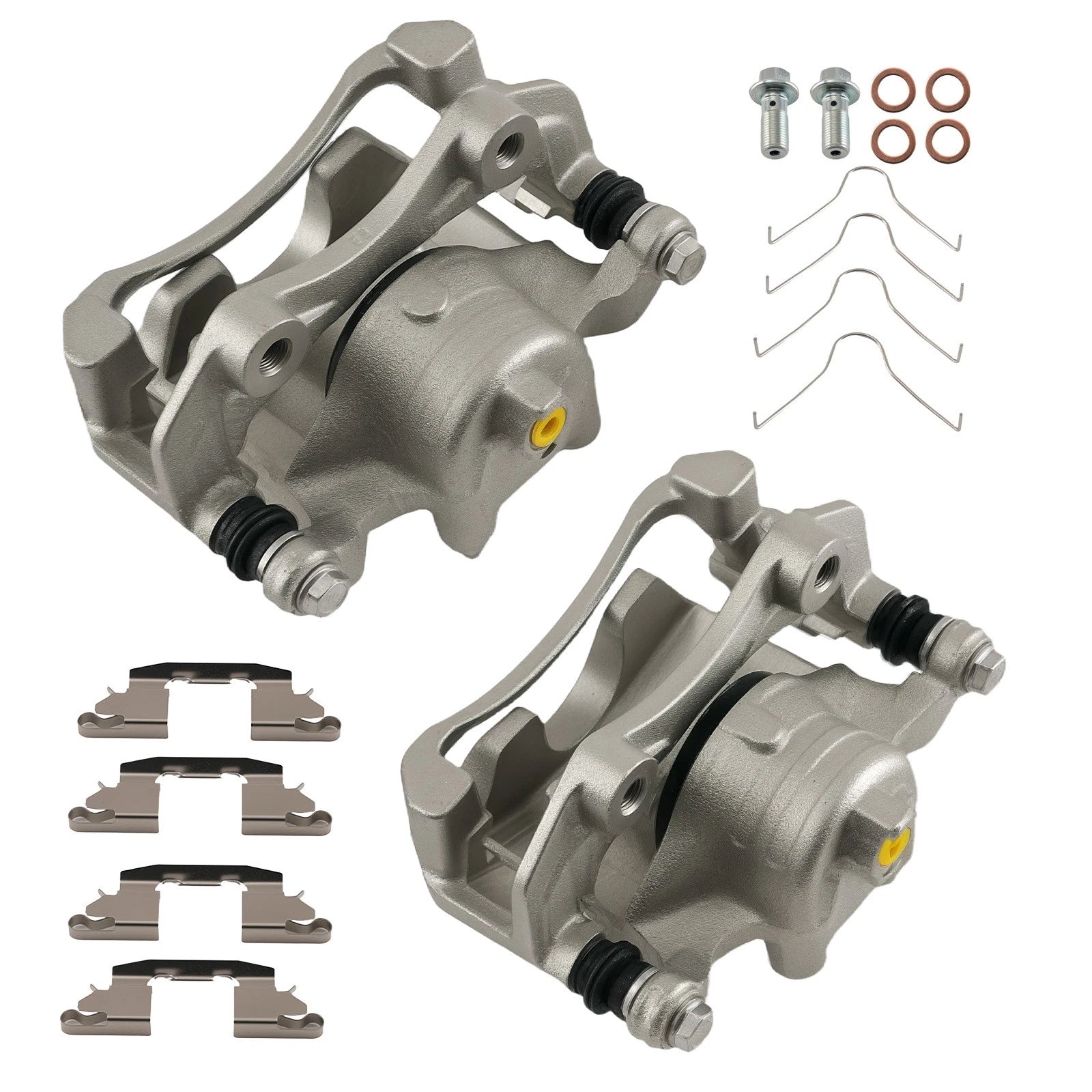 Front Left & Right Disc Brake Calipers Set for Nissan March Micra Versa Note