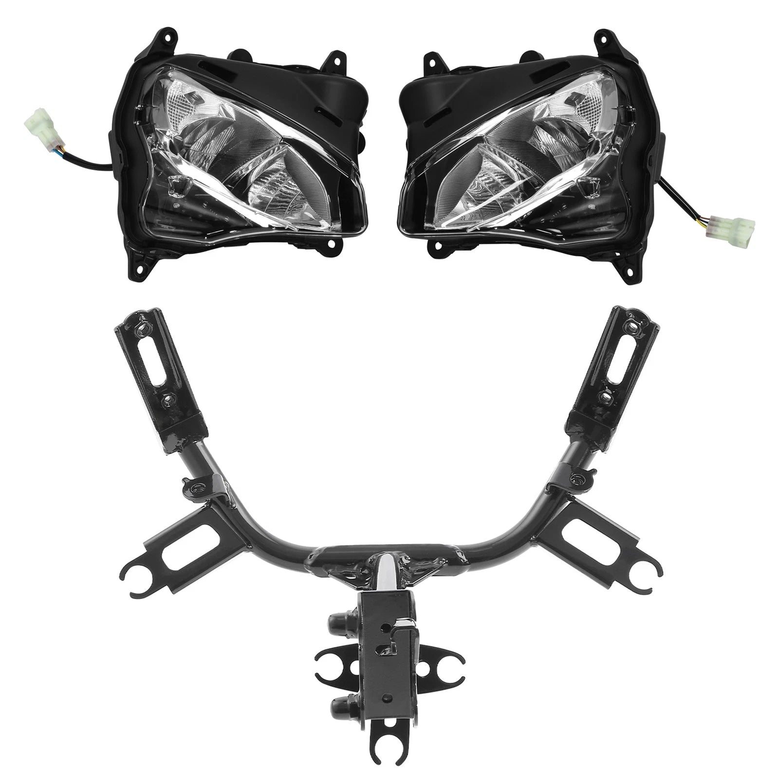 LED Headlight Upper Fairing Stay Bracket for Yamaha YZF R3 YZF-R25 (2019–2024)