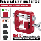 CNC Machined Aluminum Sight Pusher Tool for Universal Handguns
