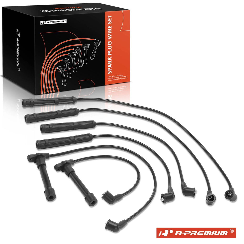 6x Spark Plug Wire Set for Nissan Frontier Xterra (2001–2004)