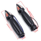 Hand Grips with Turn Signal for Harley Road King/Dyna/Fat Boy/Sportster (1" 25mm)
