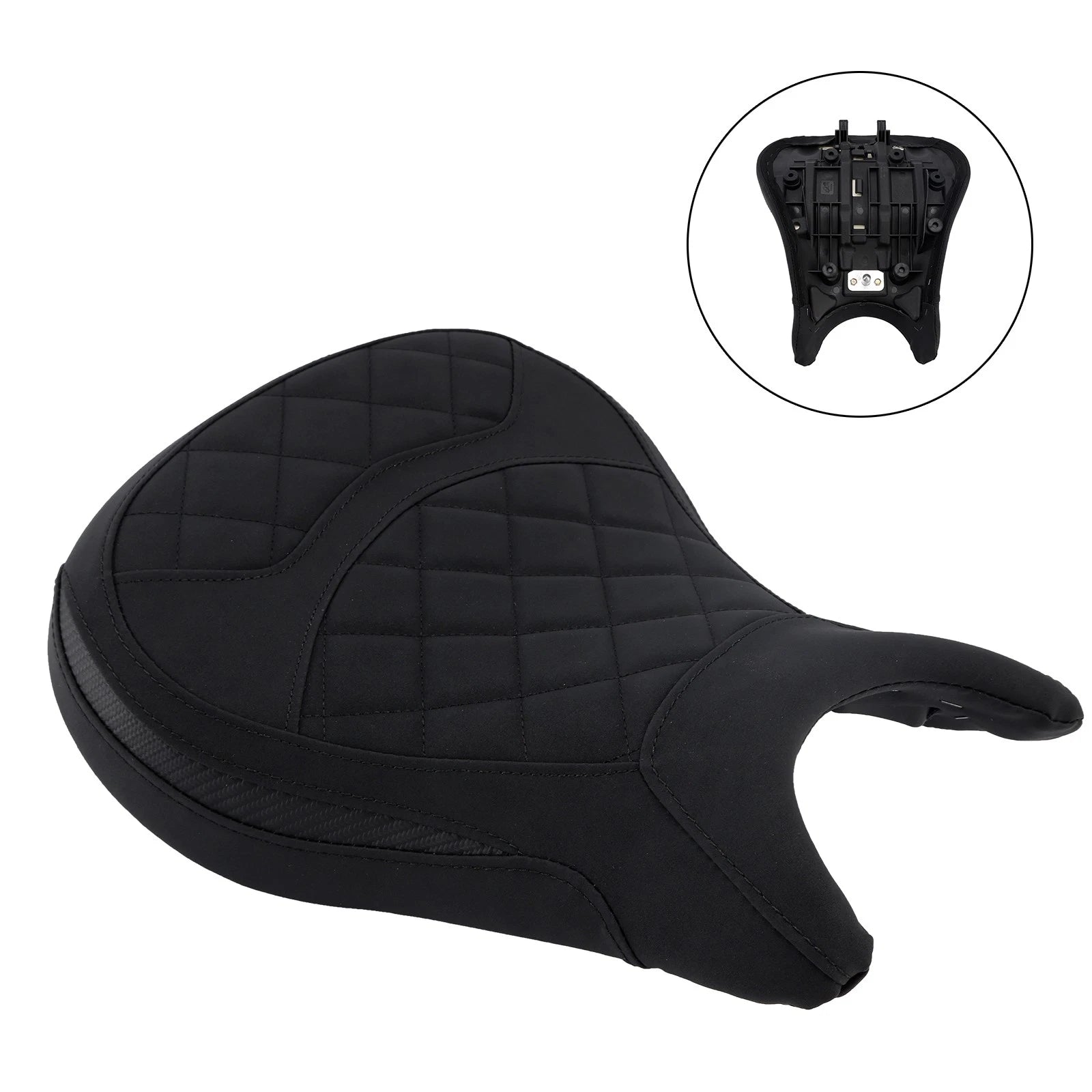 Front Driver Seat Lower Raider Cushion Black for Kawasaki Eliminator 500 (2024-2025)