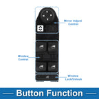Power Window Switch for BMW 525i (2004–2005) No. 61316951904