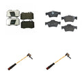 Hella Disc Brake Pad Kit with Sensors for Mercedes CLS550 (2007–2011)