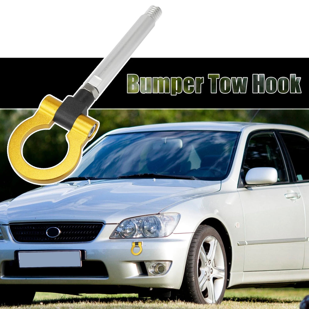 Tow Hook Screw for Lexus IS (2014–2021) - Gold Tone Round Bumper Ring